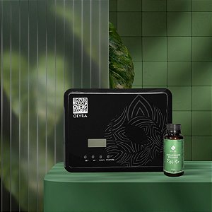 Kit Aromatizador Olyra Premium 2.0 Preta  + Refil Air Profissional 100 ML