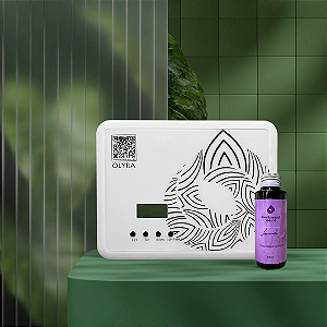 Kit Aromatizador Premium 2.0 120m² Branca + Óleo Essencial 100ml