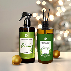 Kit Natal - Água Perfumada + Difusor de Varetas Bambu