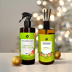 Kit Natal - Água Perfumada + Difusor de Varetas Citric Fitness