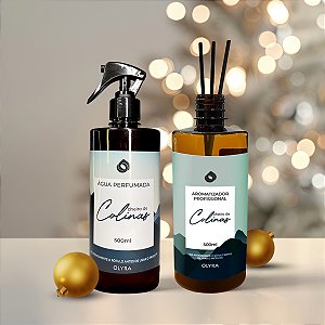 Kit Natal - Água Perfumada + Difusor de Varetas Colinas