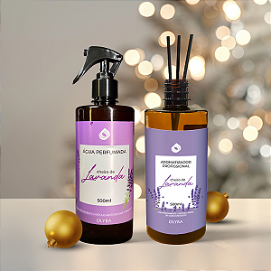Kit Natal - Água Perfumada + Difusor de Varetas Lavanda