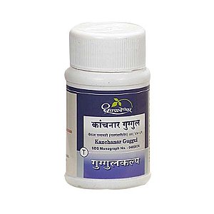 Kanchanar Guggul 60 comprimidos - Importado da Índia