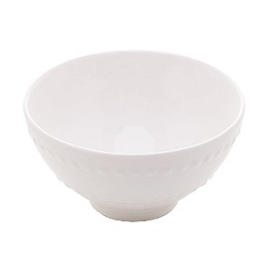 Mini Bowl Porcelana New Bone Pearl Branco 8,5x4,5cm 8576