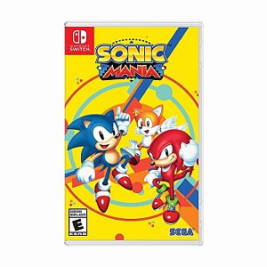 Jogo Sonic Mania - Switch - IzzyGames Onde você economiza Brincando !