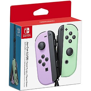 Controle Joy-Con (L)/(R) Pastel Purple / Pastel Green - Nintendo