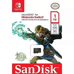 Cartão de Memória Micro SDXC 1TB The Legend of Zelda - Sandisk