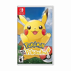 Jogo Pokémon Let's go Pikachu ! - Switch