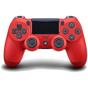 Controle Sem Fio para PS4 Vermelho Magma - PS4