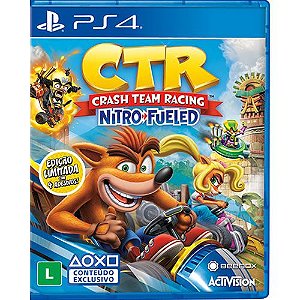 Game CTR Crash Team Racing Nitro Fueled - PS4 [Usado]