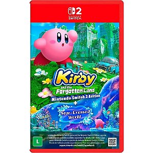 Jogo Kirby and The Forgotten Land + Star-Crossed World - Switch 2