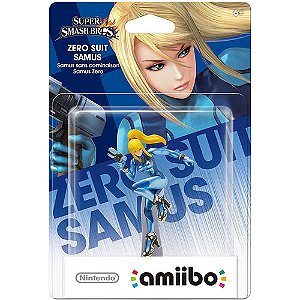 Amiibo Zero Suit Samus Super Smash Bros Series - Nintendo