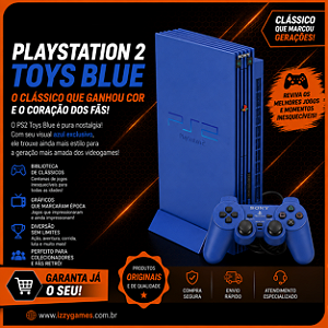 Console Playstation 2 Toys Blue - Loose [Clique para fotos]