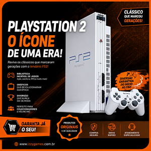 Console Playstation 2 5500GT Edição Especial - Sony [Clique para fotos]