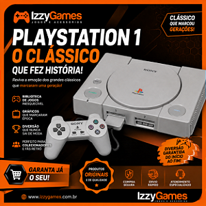 Console Playstation 1 Série 7000 CIB - Sony