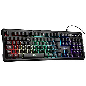 Teclado Gamer Battle Edição Flakes Power - ELG FLKT001 – Preto