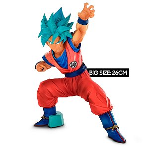 Action Figure Goku Super Sayajin Blue Big Size - Bandai Banpresto
