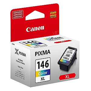 Cartucho Original Canon CL 146XL Colorido 13ml Alto Rendimento