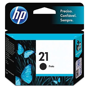 Cartucho De Tinta Hp 21 C9351ab Preto 7ml