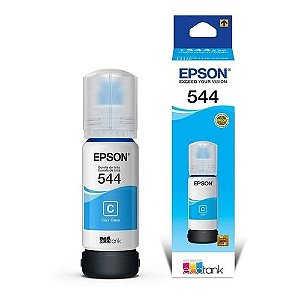 Refil de Tinta Epson 544 T544 T544220 65ml Original para L110 L3110 L3150 L3160 L5190 - Ciano