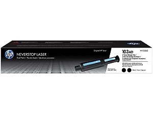 Toner 103a Duplo Neverstop Laser HP Kit Recarga 103AD 5000 Páginas Preto Original
