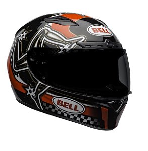 CAPACETE BELL QUALIFIER DLX MIPS ISLE OF MAN  RED/BLACK/WHITE