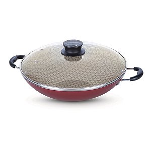 Panela Wok Paris Tramontina  com revestimento interno de antiaderente 36 cm