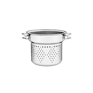 Cozi-Pasta Tramontina Solar em Aço Inox Alças 20 cm 4,6 litros