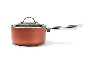 Panela com Tampa - Curry Ø20 x 9,5 cm - Cobre Brinox