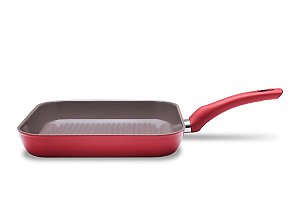 Grill Com Fundo De Indução Optima 2,4L - Brinox 26x26x4,5 cm 2,4 L - Carmim Brinox