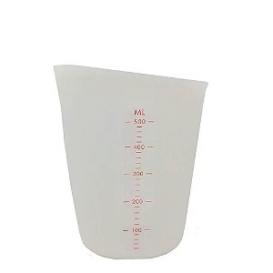 Copo Medidor de Silicone 500ML - Mimo Style