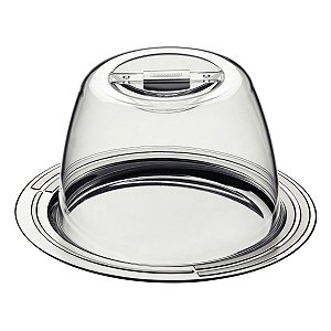 Porta-Queijo Tramontina Ciclo em Aço Inox 20 cm 2 Peças