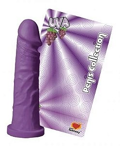 Prótese sem Vibro Frutada 15,3 x 4 cm Aroma Uva - F1431A