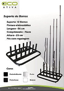 Suporte de Barras - 12 barras