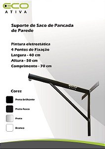 Suporte de Saco de Pancada de Parede