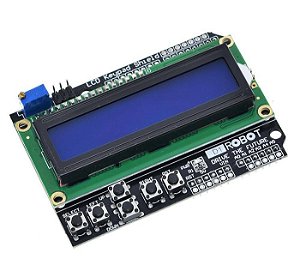 Display LCD 16x2 Shield com Teclado para Arduino