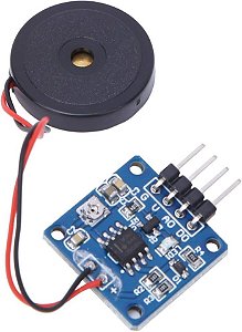 Módulo Sensor de Toque e Vibração Piezoelétrico