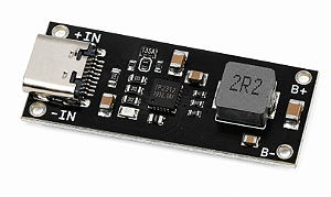 Módulo Carregador de Bateria IP2312 USB Tipo-C 3A para Bateria de Lítio 1S 3,7V