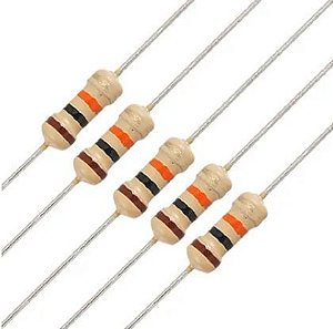 Resistor 10KΩ 1/4W x 10 Unidades