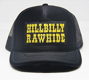 Boné Hillbilly Rawhide Logo Amarelo