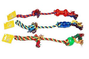 Brinquedo Pet Dog Mordedor Corda Sortido