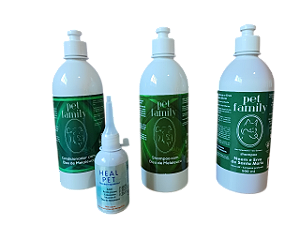 Produtos Pet Repelente de Insetos, Tratamento de Pele, Anti Ressecamento e Anti Dermatites