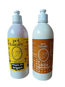 MAGIA DO ARGAN - Shampoo + Creme Condicionador Pet Family 500ml