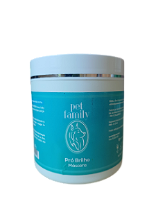 PRO BRILHO - Máscara de Hidratação e Desembolo Pet Family 500g