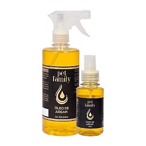 ÓLEO DE ARGAN - Hidratação e  Reparação de Pelos Pet Family