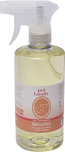 BANHO A SECO - Shampoo Sem Enxágue Higienizador Spray Pet Family - 500ml