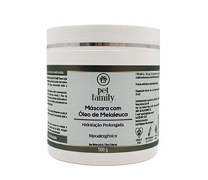 MELALEUCA - Máscara de Hidratação e Restauração Prolongada 500g Pet Family