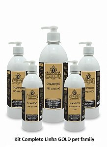 GOLD - Shampoo e Condicionador Linha Premium Alto Rendimento - Variação