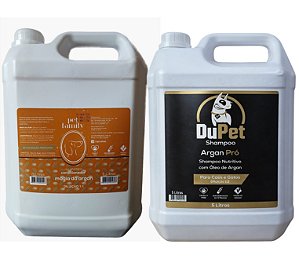 ARGAN - Shampoo e Condicionador DuPet / Pet Family Cão/Gato - 5 L