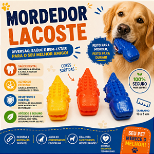 Brinquedo Pet Dog Mordedor Lacoste